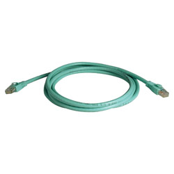 Tripp Lite Cat. 6a UTP Patch Cable - 1 x RJ-45 - 1 x RJ-45 - 25ft - Aqua Blue