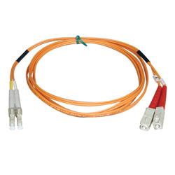 Tripp Lite Duplex Fiber Optic Patch Cable - 2 x LC - 2 x SC - 3.28ft (N516-01M)