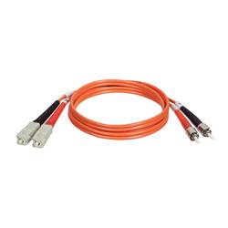 Tripp Lite Duplex Fiber Optic Patch Cable - 2 x ST - 2 x SC - 10ft
