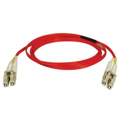 Tripp Lite Fiber Optic Duplex Patch Cable - 2 x LC - 2 x LC - 6.56ft - Red