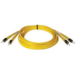 Tripp Lite Fiber Optic Duplex Patch Cable - 2 x ST - 2 x ST - 3.28ft - Yellow