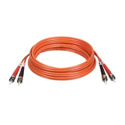 Tripp Lite Fiber Optic Duplex Patch Cable - 2 x ST - 2 x ST - 49.21ft - Orange