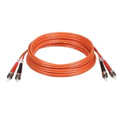 Tripp Lite Fiber Optic Duplex Patch Cable - 2 x ST - 2 x ST - 59.06ft - Orange