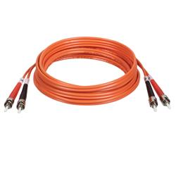 Tripp Lite Fiber Optic Duplex Patch Cable - 2 x ST - 2 x ST - 75.46ft - Orange