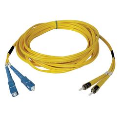 Tripp Lite Singlemode Duplex Patch Cable - 2 x SC - 2 x ST - 16.4ft