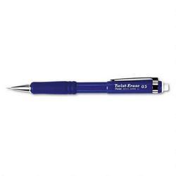 Pentel Of America Twist-Erase® III Mechanical Pencil, .5mm Lead, Blue Barrel (PENQE515C)