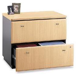 Bush Industries Two Drawer Lateral File, Beech/Slate Gray, - Sold as 1 Each