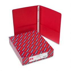 Smead Manufacturing Co. Two-Pocket Portfolios with Tang Fasteners, Red, 25 per Box (SMD88059)