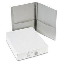 Avery-Dennison Two-Pocket Report Covers with Prong Fasteners, 11 x 8-1/2, Gray, 25/Box (AVE47980)