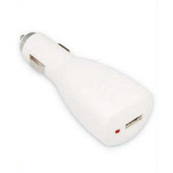 PTC USB Car Charger for iPod Shuffle and Microsoft Zune