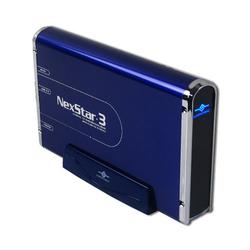 Vantec NexStar 3 NST-360SU-BL 3.5 Hard Drive Enclosure - Storage Enclosure - 1 x 3.5 - 1/3H Internal - Midnight Blue