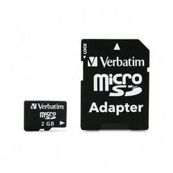 VERBATIM CORPORATION Verbatim 2GB microSD Card - 2 GB