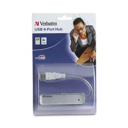 VERBATIM CORP Verbatim 4 Port USB 2.0 Hub - 4 x 4-pin USB 2.0 - USB - External