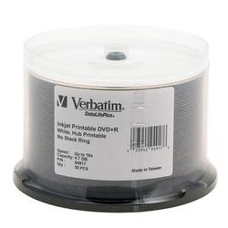 VERBATIM CORPORATION Verbatim DataLifePlus 16x DVD+R Media - 4.7GB - 50 Pack