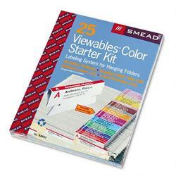 Smead Manufacturing Co. Viewables® Color Labeling System Starter Kit for Hanging File Folders (SMD64902)