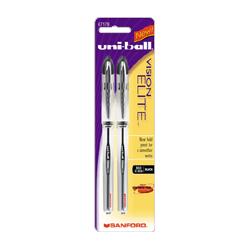 Sanford Vision Elite Rollerball Pen, Bold Point, 2 Count, Blue (SAN67179)