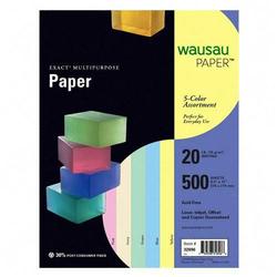 Wausau Papers Wausau Paper Exact Pastel Imaging Multipurpose Paper - Letter - 8.5 x 11 - 20lb - 500 x Sheet