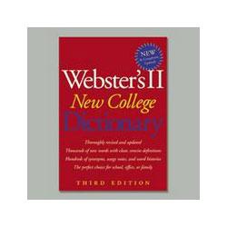 Houghton Mifflin Company Webster's II Hardbound New College Dictionary (HOU0618396012)