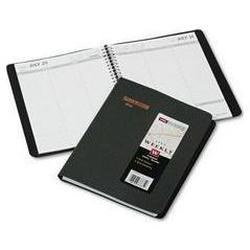 At-A-Glance Weekly Appointment Book, 1 Week/Spread, 6-3/4 x 8-3/4, Black (AAG7085505)
