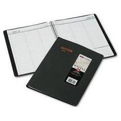 At-A-Glance Weekly Appointment Book, 1 Week/Spread, Hourly Appts., 8-1/4 x 10-7/8, Black (AAG7095005)