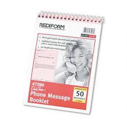 Rediform Office Products While You Were Out Desk Saver Line™ Message Book, 4-1/4x6-1/4, 50 Sets/Book (RED47296)