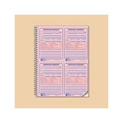 Universal Office Products Wirebound Important Message Book, 4 Forms/Pg, 200 Sets/Book (UNV48005)