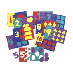 Chenille Kraft Company Wonderfoam Puzzles, Numbers/Shapes (CKC4394)