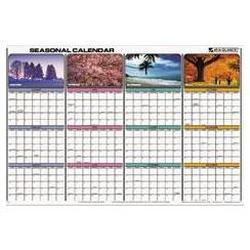 At-A-Glance Write-On/Wipe-Off Seasons In Bloom Quarterly Wall Calendar, 36 x 24 (AAGPA133)