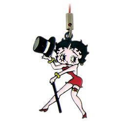 Betty Boop Xcite 60-1452-05-XC Betty Boop(tm) Top Hat and Cane Charm