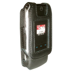 Xcite Xentris Cowhide Fitted Leather Case for Motorola KRZR - Leather