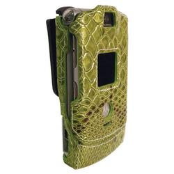 Xcite Xentris Cell Phone Skin for Razr - Alligator - Green