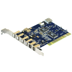 ZONET Zonet 4+1 USB 2.0 Firewire 1394 Ports Combo PCI Card