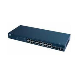 ZYXEL Zyxel Dimension ES-1124 Fast Ethernet Switch - 24 x 10/100Base-TX LAN, 2 x 100/1000Base-T LAN (ES1124)