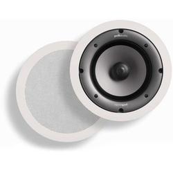 Polk Audio polkaudio TC610i Round Loudspeaker - 2-way Speaker - Cable - White