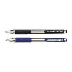 Zebra Pen Corp. retractable ballpoint pen, black with aluminum (ZPC20010)
