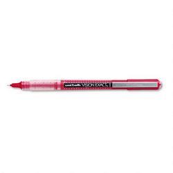 Faber Castell/Sanford Ink Company uni-ball® VISION EXACT™ Roller Ball Pen, Micro Point, 0.5mm, Red Ink (SAN60631)