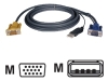 TrippLite 15FT KVM USB CBL KIT FOR-B020-B022 SERIES SWITCHES