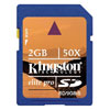 Kingston 2 GB Elite Pro Secure Digital Memory Card