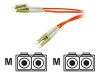 CABLES TO GO 3M FIBER OPTIC PATCH CABLE LC/LC 50/125 MMF DUPLEX PVC