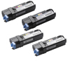 DELL 4-Pack: 1 x 2,000-Page Black / Cyan / Magenta / Yellow Toner for Dell 1320c