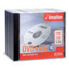 Imation 4.7 GB DVD with Jewel Cases - 10-Pack