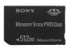 Sony 512 MB Memory Stick PRO Duo Card