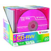 Verbatim Corporation 700 MB 2X-4X CD-RW - 20-Pack in Matching Color Slim Cases