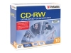 Verbatim Corporation 700 MB 32X CD-RW Storage Media 10 Pack in Slim Jewel Cases