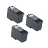DELL 966 3-Pack: 3 High Capacity Black Ink ( Series 7 )