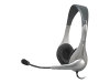 CYBER ACOUSTICS AC-201 Speech Recognition Stereo Headset and Boom Microphone