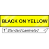 Brother Black on Yellow Labeling Tape for Select P-Touch Tape Label Printers - 1-Pack