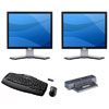 DELL Bundle-D/Port Port Replicator for Dell Latitude & Precision M65, MX3200 Laser Cordless Desktop, 2 1908FP 19