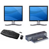 DELL Bundle-D/Port Port Replicator for Dell Precision M90, MX3200 Laser Cordless Desktop, 2 1908FP 19