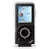 GRIFFIN TECHNOLOGY Centerstage Clear Case with Built-in Flip-Stand for Sansa E200 Series MP3 Players - Black